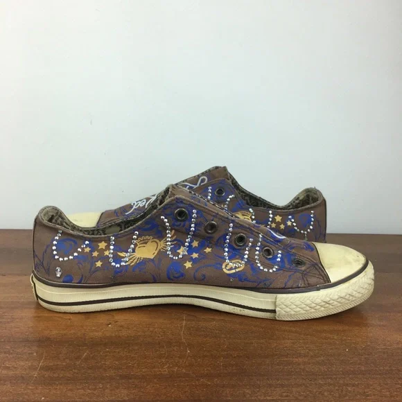 Rhino Red Marc Ecko Chalsie Hailee Women’s Sneakers Brown Rhinestones Size 7.5. - Picture 6 of 13